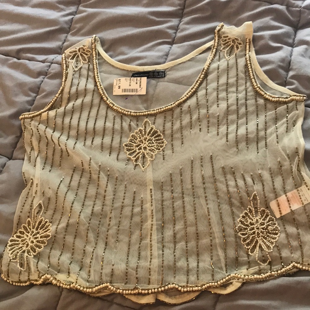 Beaded Net Top